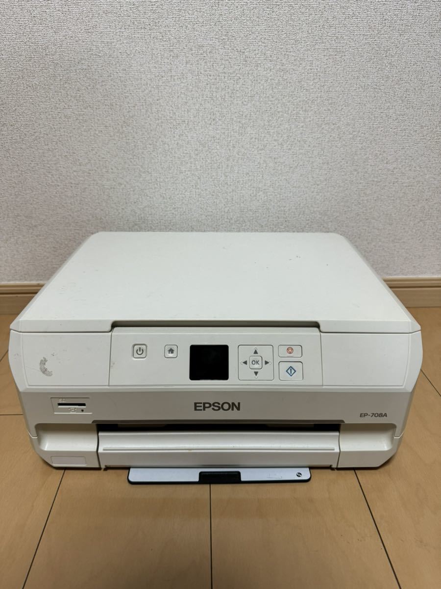 EP-708A EPSON エプソン NK1734 インク不明・動作未確認 カラリオ