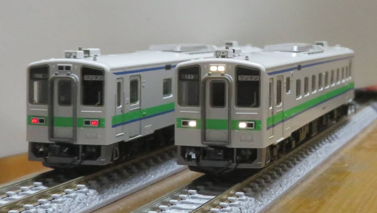 TOMIX 98088 JR キハ143形 ディーゼルカー 室蘭本線 2両編成 付属品取付済 残無 車両のみ 一部色入れ すずらん 北斗併走等 JR北海道