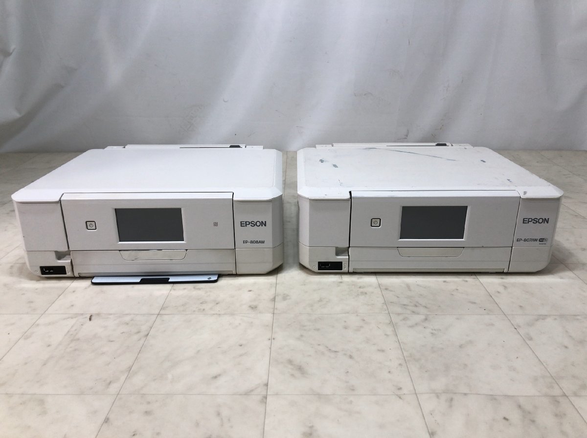 EP-807AW 808AW ジャンク2台セット ジャンク品】 EP2台セット EPSON EP