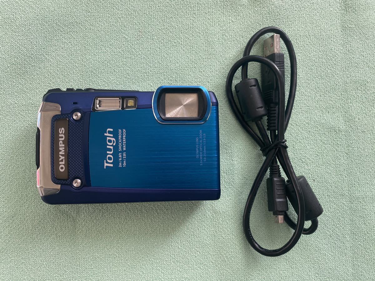 美品】OLYMPUS Tough（タフ）TG-820 ブルー TG-820 ブルー Tough
