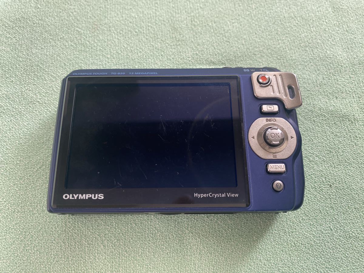 【美品】OLYMPUS TOUGH TG-820 ブルー　動作確認済 美品】OLYMPUS Tough（タフ）TG-820 ブルー TG-820 ブルー Tough