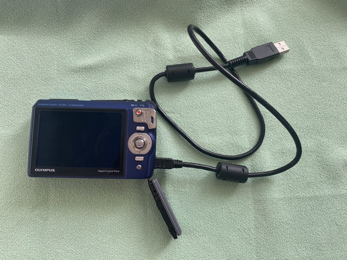 美品】OLYMPUS Tough（タフ）TG-820 ブルー TG-820 ブルー Tough