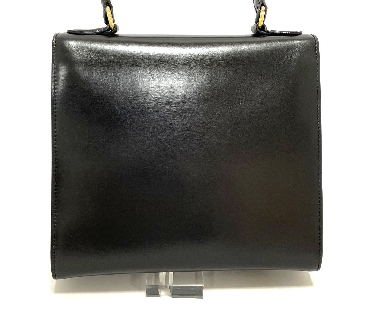 CELINE セリーヌ ハンドバッグ レザー ブラック ゴールド金具 M13 保存