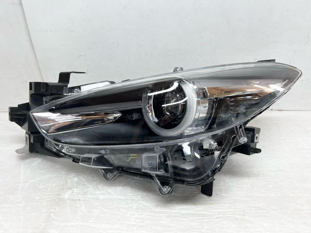アクセラ BM BY 後期 純正 LED 左 ヘッドライト ランプ STANLEY W3635