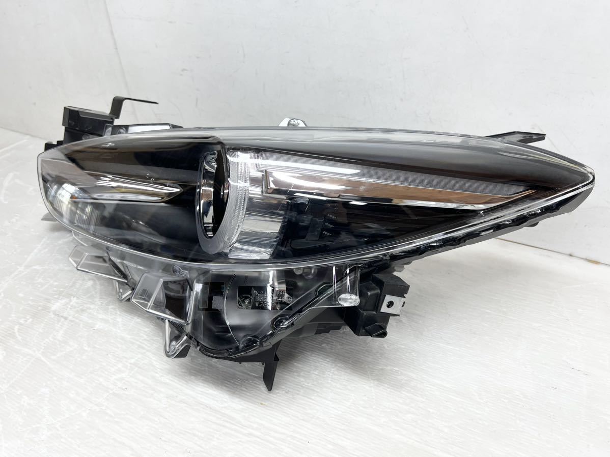 アクセラ BM BY 後期 純正 LED 左 ヘッドライト ランプ STANLEY W3635