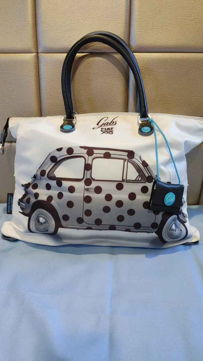 Gabs Fiat 500 2way ショルダーバッグ gabs 0 FIAT純正500 GABS 