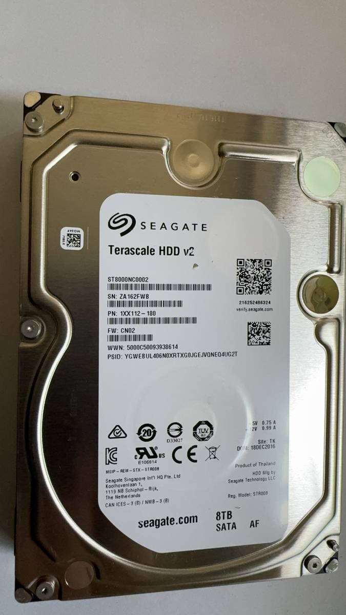 Seagate 8TB Terascale Enterprise HDD 7200RPM 3.5"; SATA / № 150
