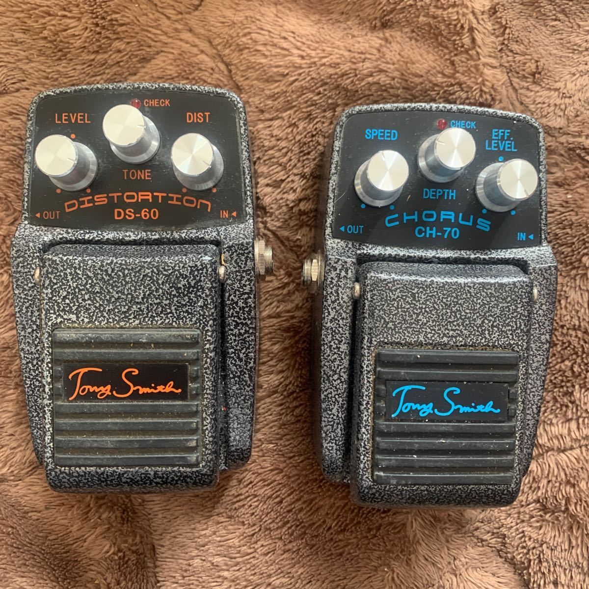 即決有り！発送無料！Tony Smith CH-70 CHORUS DS-60 DISTORTION 2本まとめて