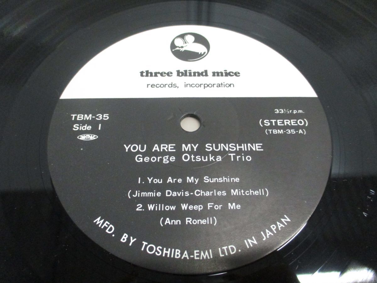 ジョージ大塚トリオ/You Are My Sunshine orig ジョージ大塚トリオ/You