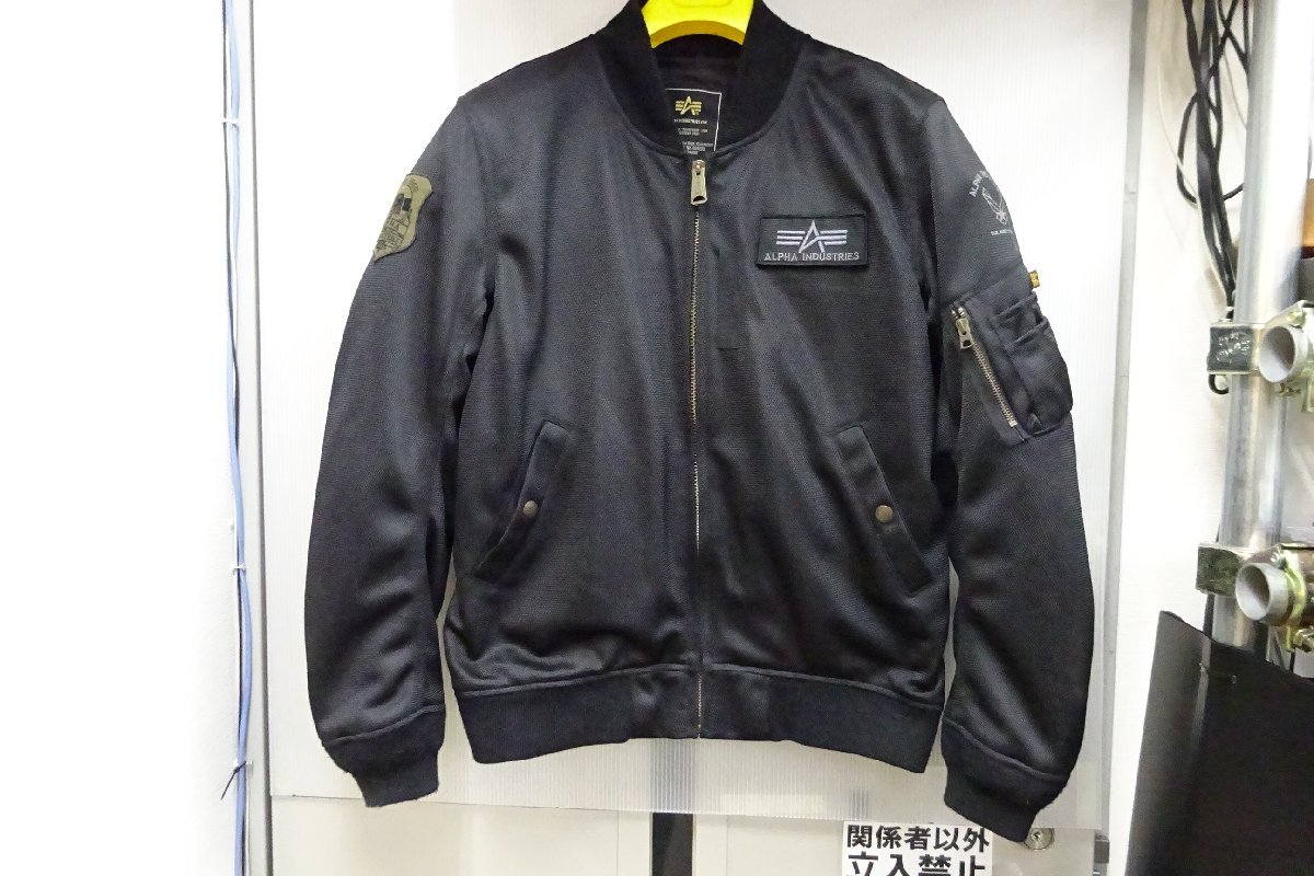 アルファ MA-1 メッシュジャケット ブラック サイズXL 【公式通販】