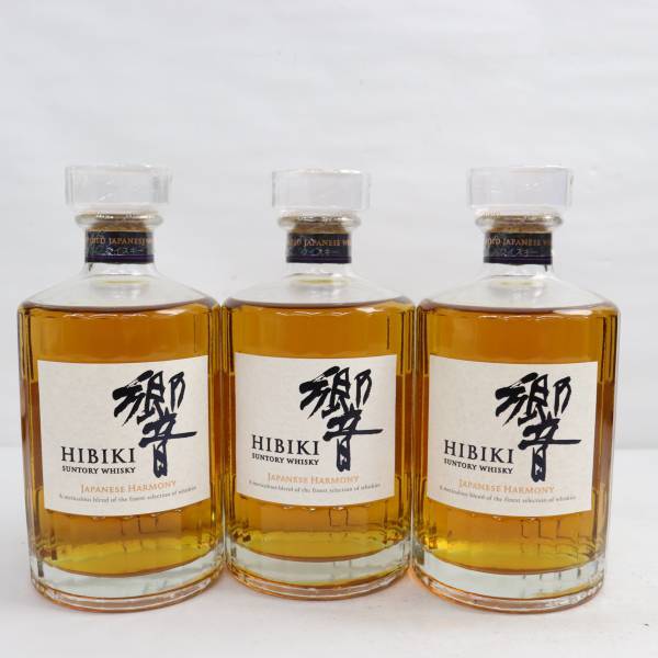 【3本セット】SUNTORY（サントリー）響 ジャパニーズ ハーモニー 43％ 700ml S23K240044