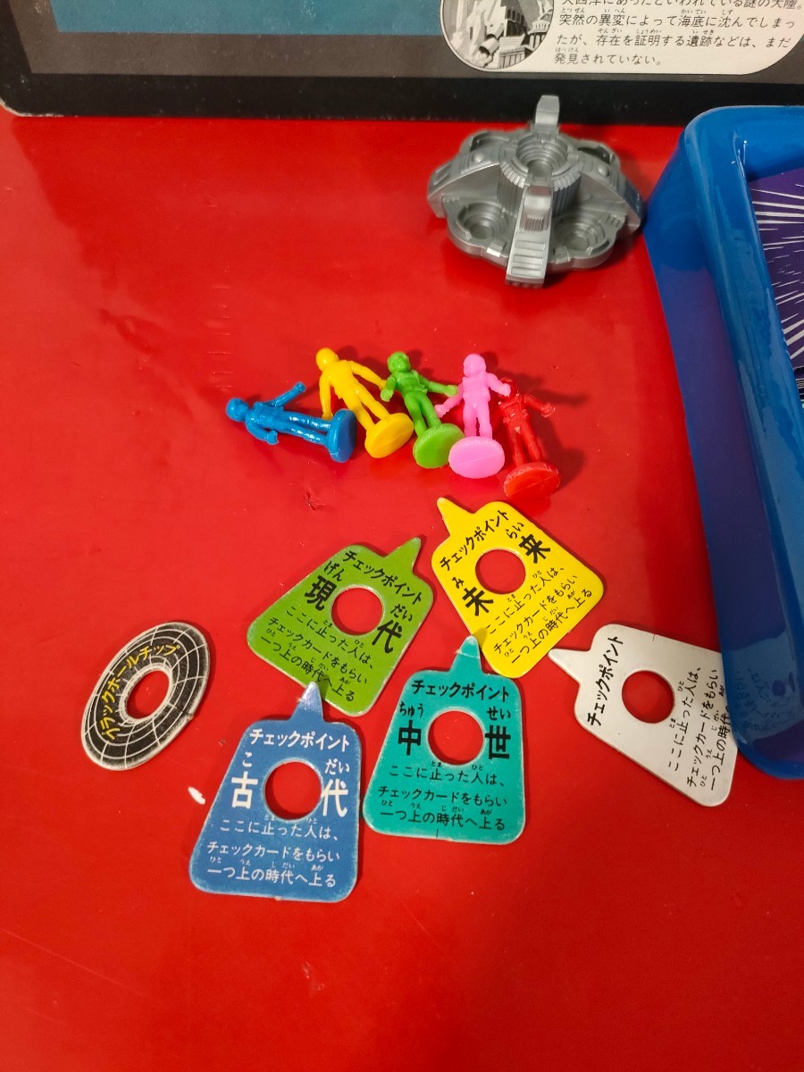 ホビー レトロバンダイ ボードゲーム タイムマシン 謎の四次元の旅