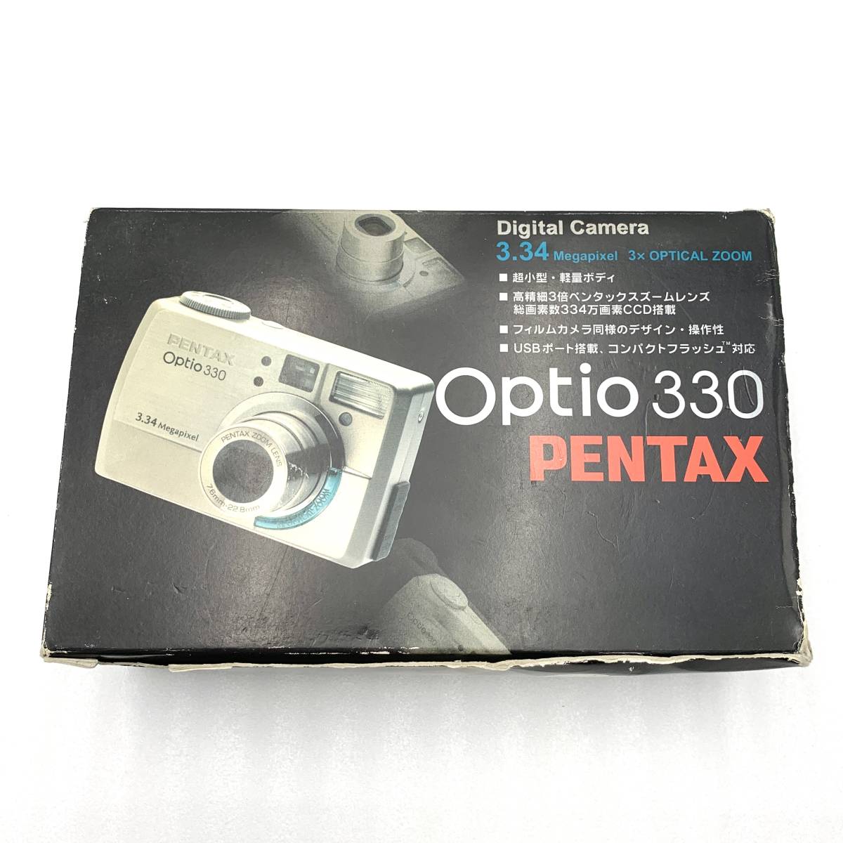 ペンタックス PENTAX Optio 330 デジカメ 動作確認済み 外箱あり 