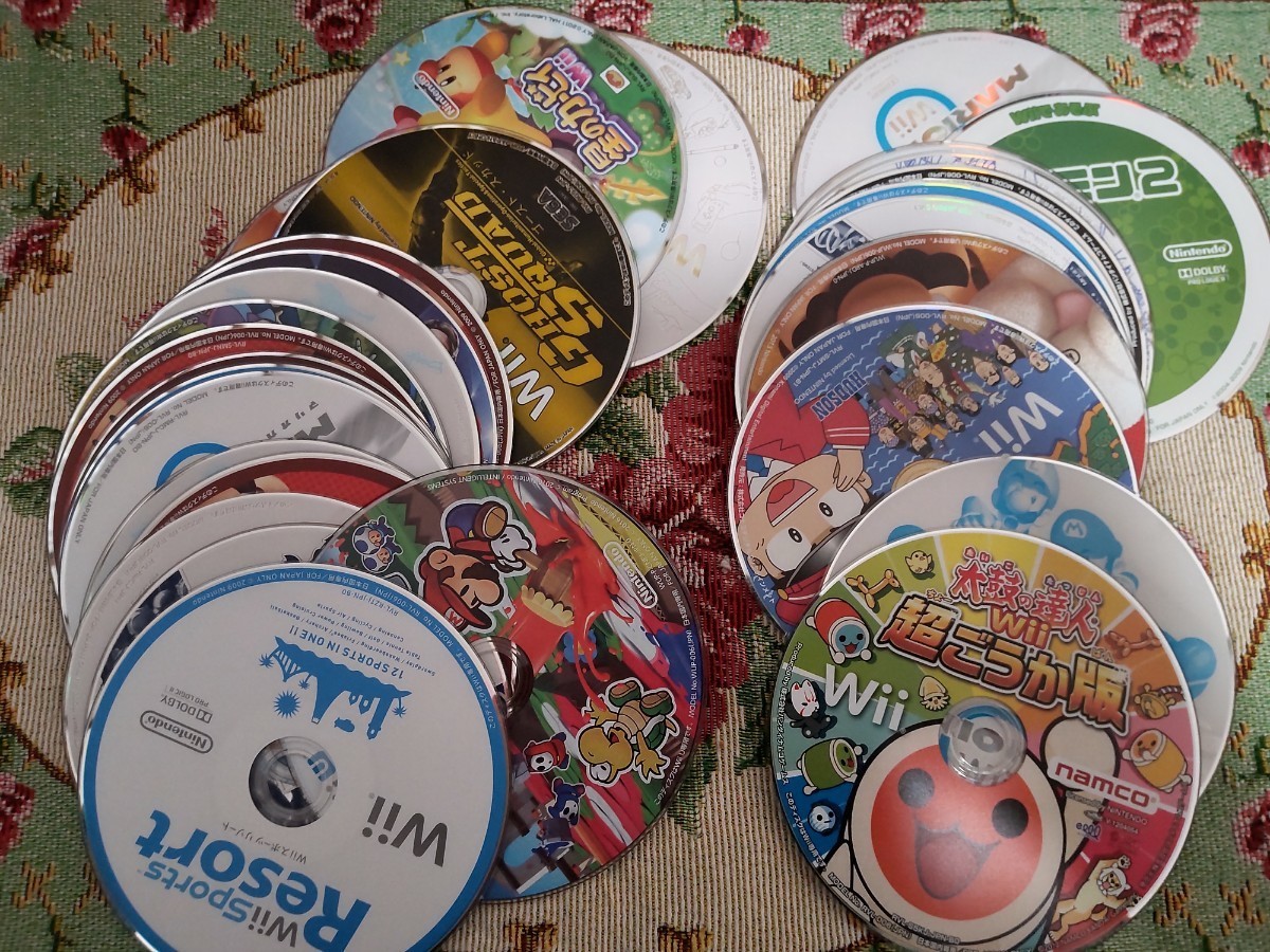 Wii WiiU まとめ ソフト Nintendo 取説なし 動作未確認 計31本 wiiU 
