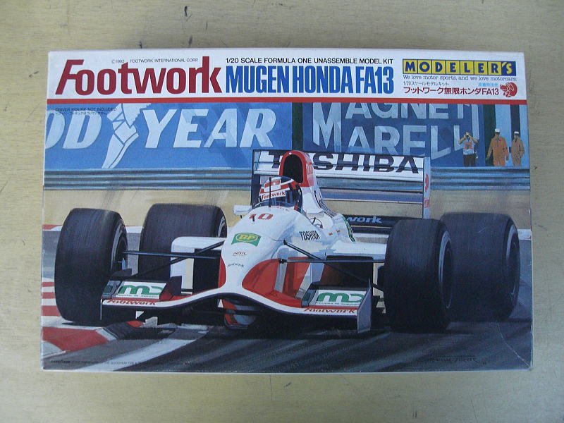 1/20 モデラーズ フットワーク 無限 ホンダ FA13 難有 ご覧頂き
