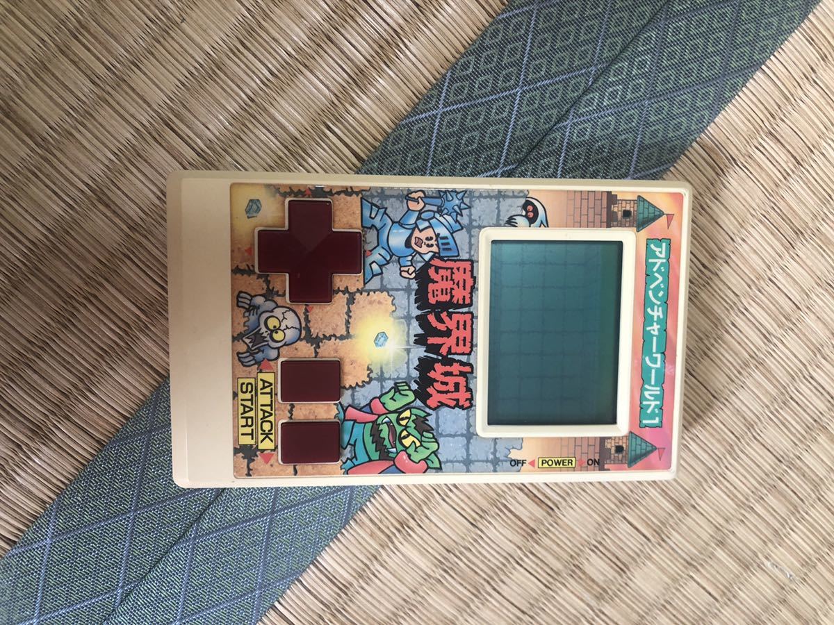 アドベンチャーワールド1 魔界城 バンダイ ゲームウォッチ ジャンク