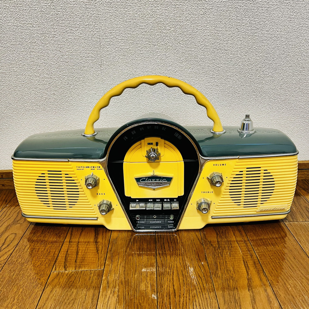 ペニージャパン Classic CICENA ラジカセ overdrive TAPE AM FM 昭和