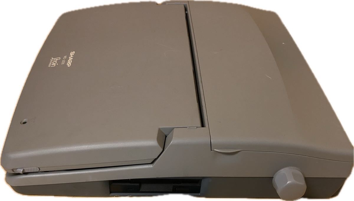 SHARP シャープ モノクロ液晶ワープロ 書院 WD-J200 現状品 同梱発送Ok