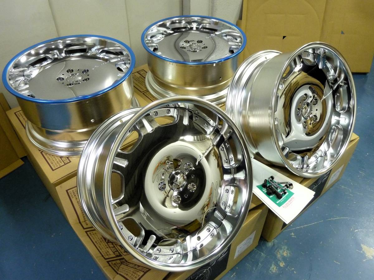 深リム ディッシュ 10J 9J 19インチDISH希少クロームJDM ドリフト 