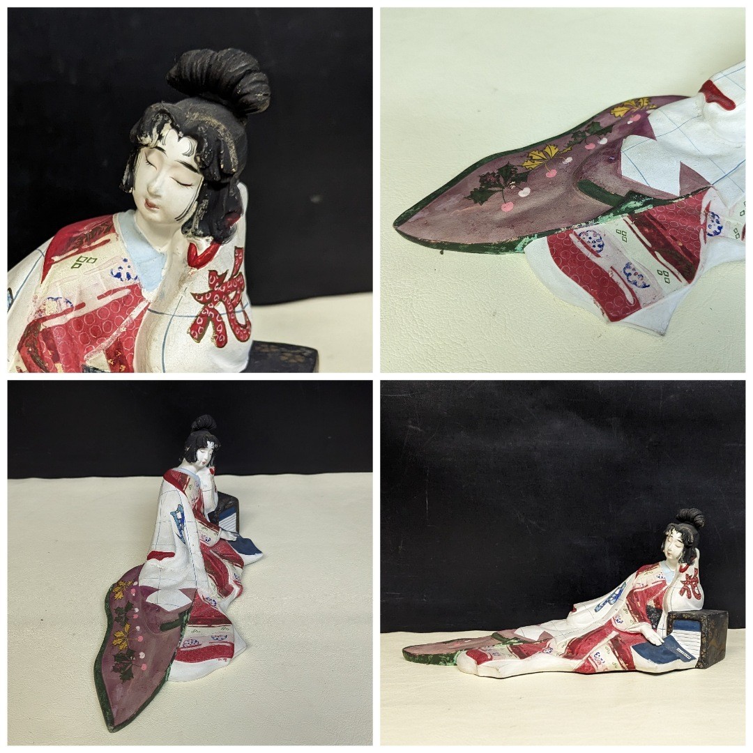 日本人形 浮世絵 郷土玩具 春画 博多人形 裏絵春画陶器製人形 裏絵
