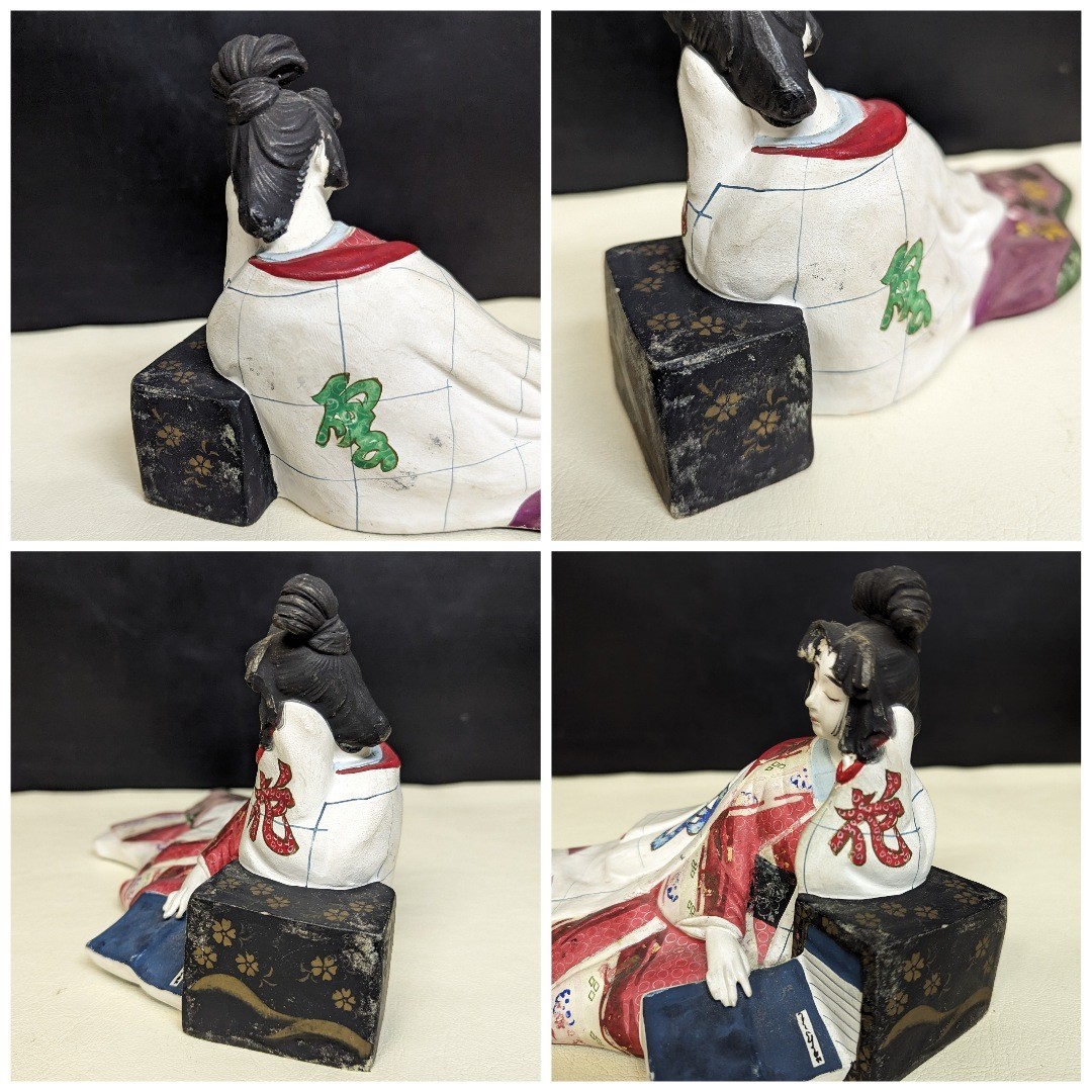日本人形 浮世絵 郷土玩具 春画 博多人形 裏絵春画陶器製人形 裏絵