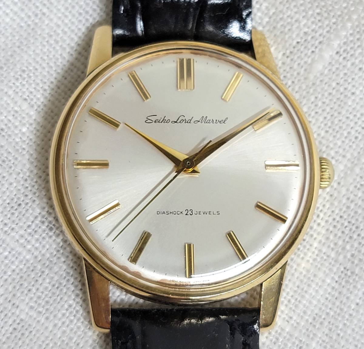 稼働品 セイコー ロードマーベル】美品 SEIKO LORD MARVEL Diashock