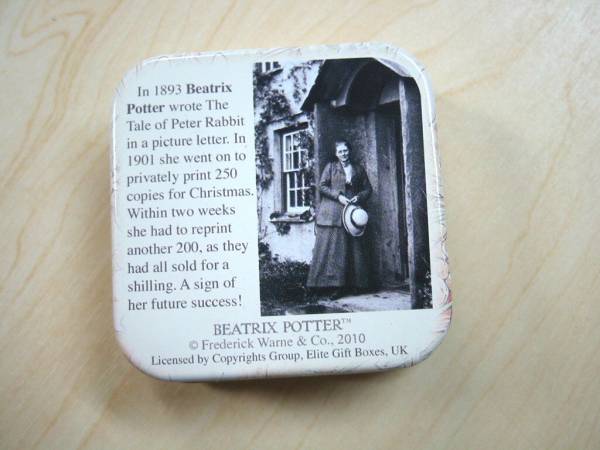 ピーターラビット缶　ヒンジ付き　正方形　たまねぎ_2