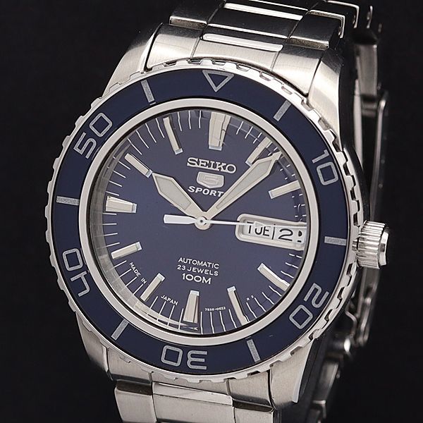 1円 箱/保証書付 セイコー AT/自動巻 7S36-04N0 セイコーファイブ