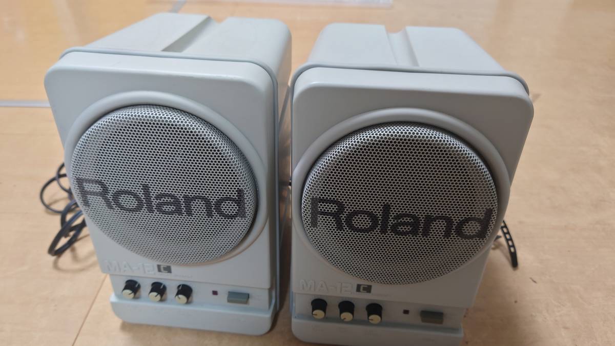 Roland ローランド MICRO モニタースピーカー ペア MA-12C アンプ内蔵