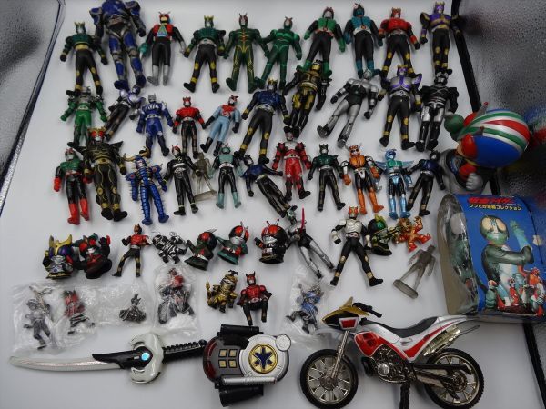 【レトロ】1円スタート 売り切り 仮面ライダー フィギュア ソフビ人形 大量 おまとめ