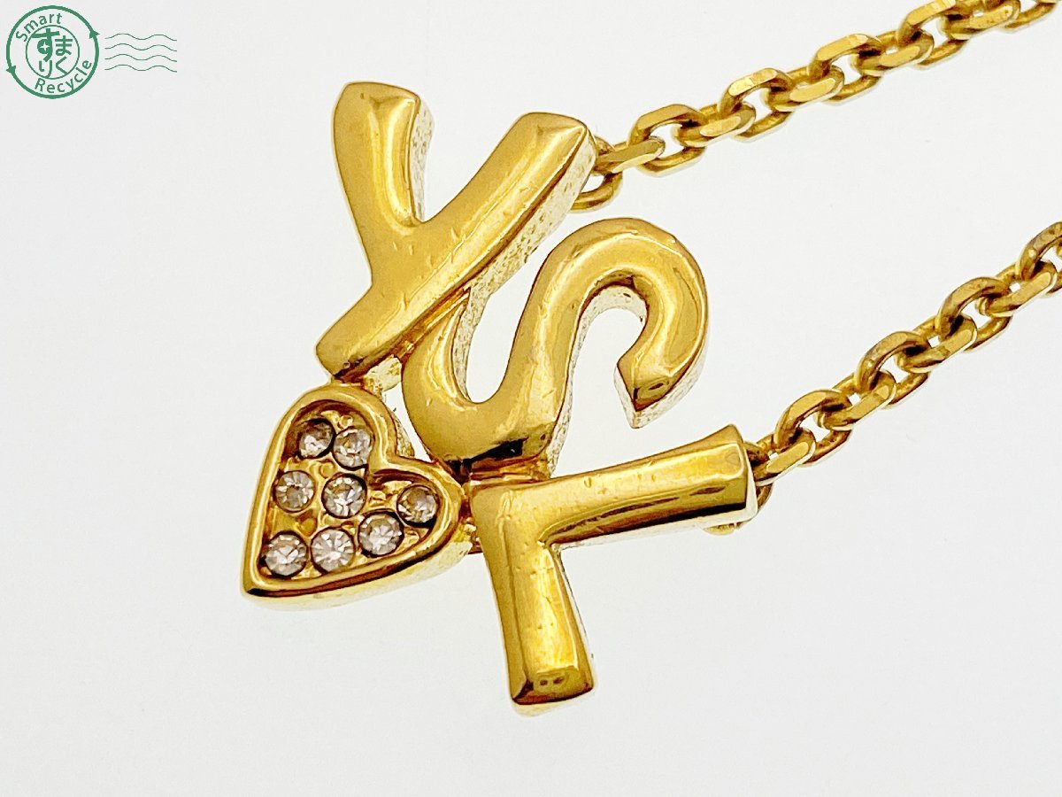 12281015 △ Yves Saint Laurent イヴサンローラン ネックレス YSL 
