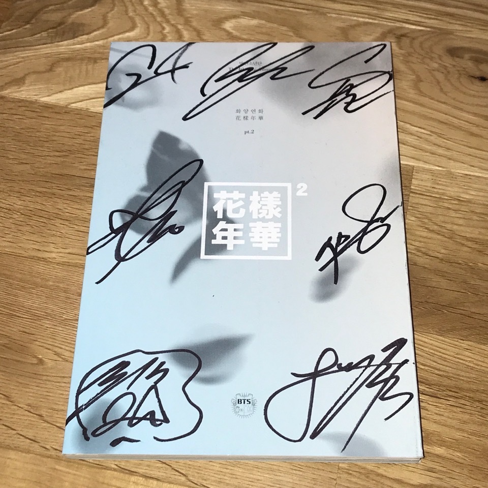 BTS バンタン 花様年華 サイン アルバ厶 BTS 花様年華 pt.1 アルバム 全員 直筆 サイン入り 公式公認ショップ品