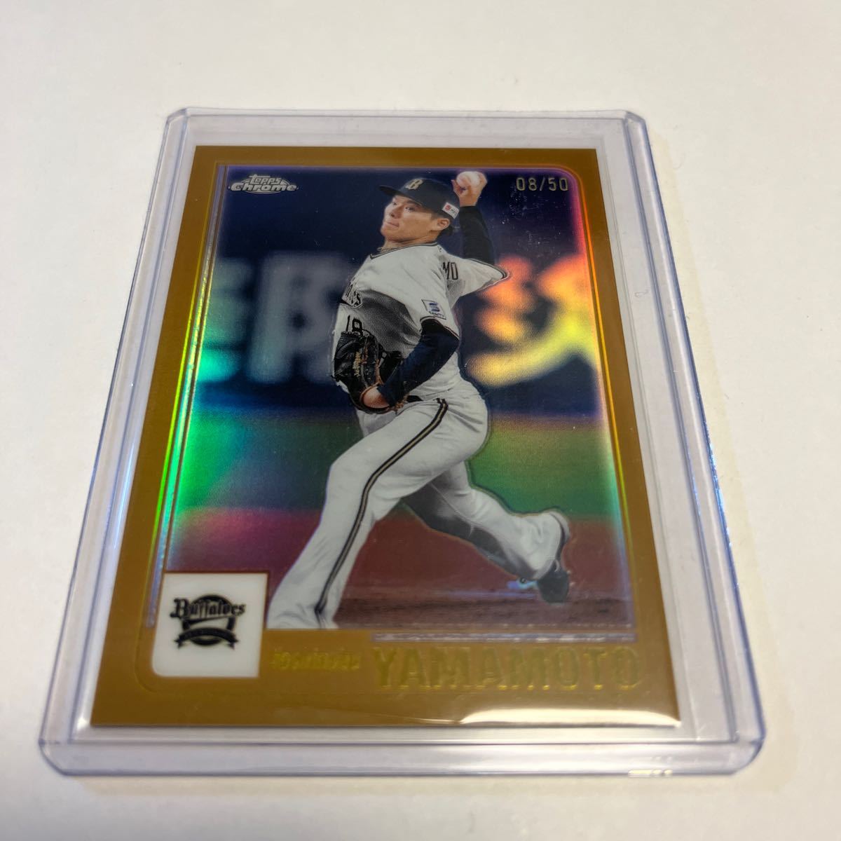 ☆【山本由伸/オリックス】2023 ToppsChrome NPB Gold Refractor 50枚