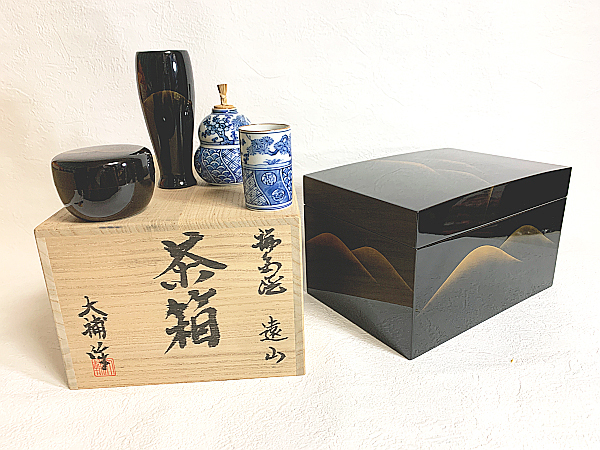 輪島塗 茶箱 Yahoo!オークション - 未使用 松木大輔作 六瓢蒔絵 最高級