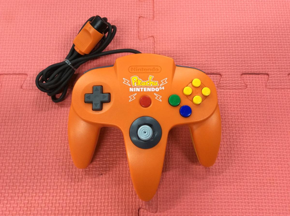 任天堂 NINTENDO 64 ピカチュウモデル 本体 コントローラー付き 