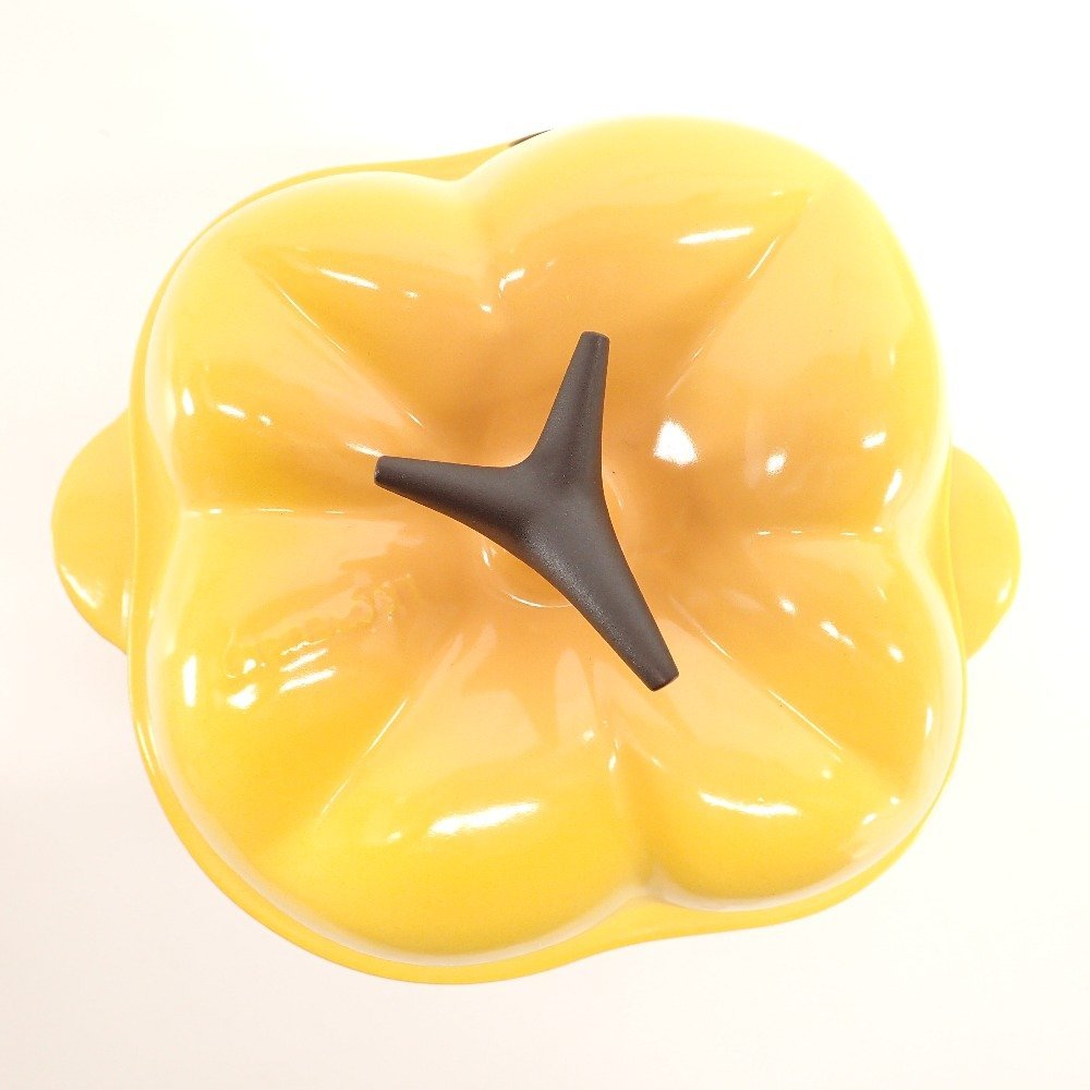 ☆ルクルーゼ/ココット/ピーマン/イエロー/黄色/18cm/中古 LE 【公式通販】