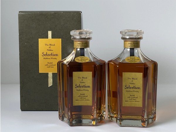 t013 NIKKA/ニッカウィスキー The Blend of Nikka Selection 660ml 2点 未開栓 【白蓮】05