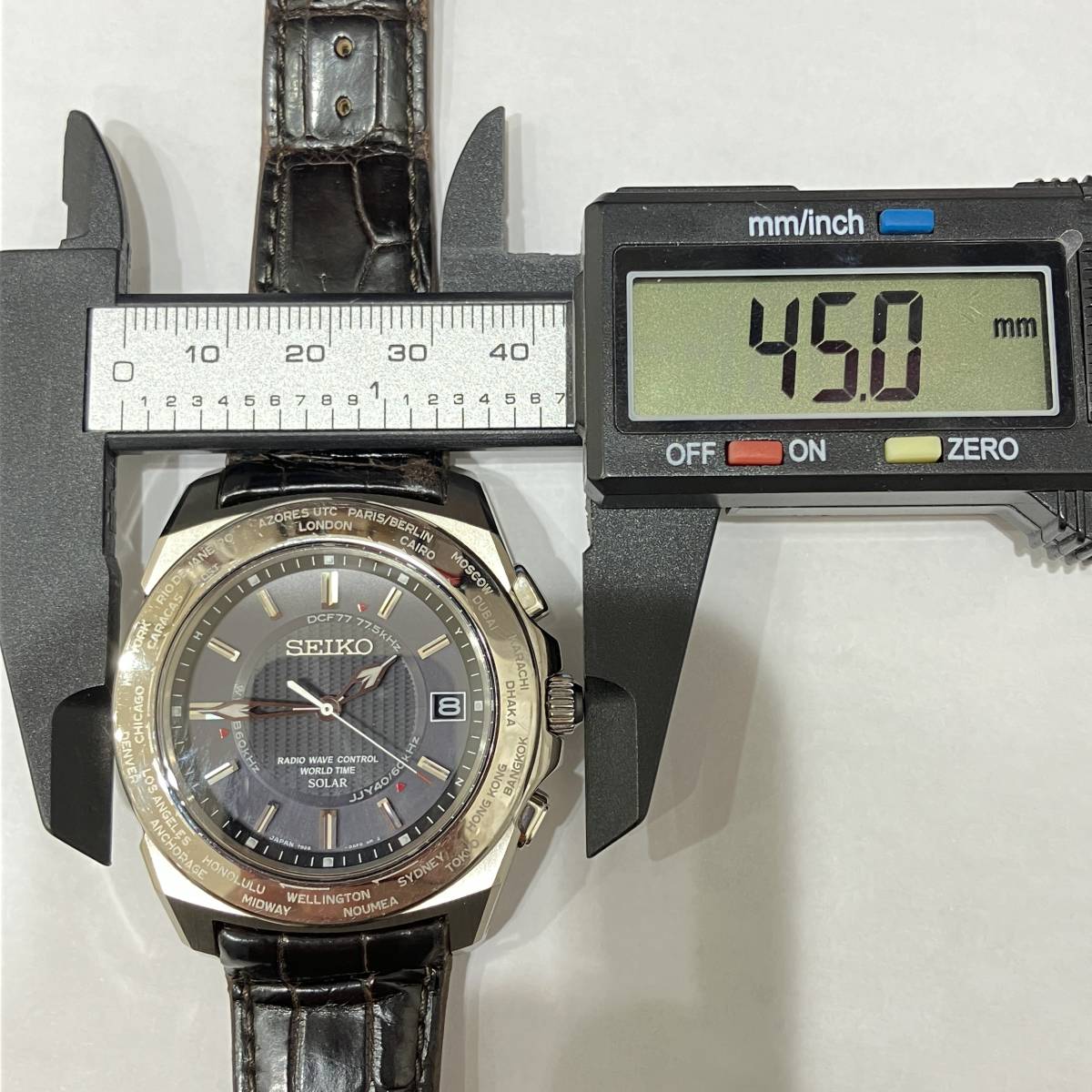 ワールドタイム セイコー ブライツ 7B25-0AC0 1円～⁄SEIKO⁄セイコー 
