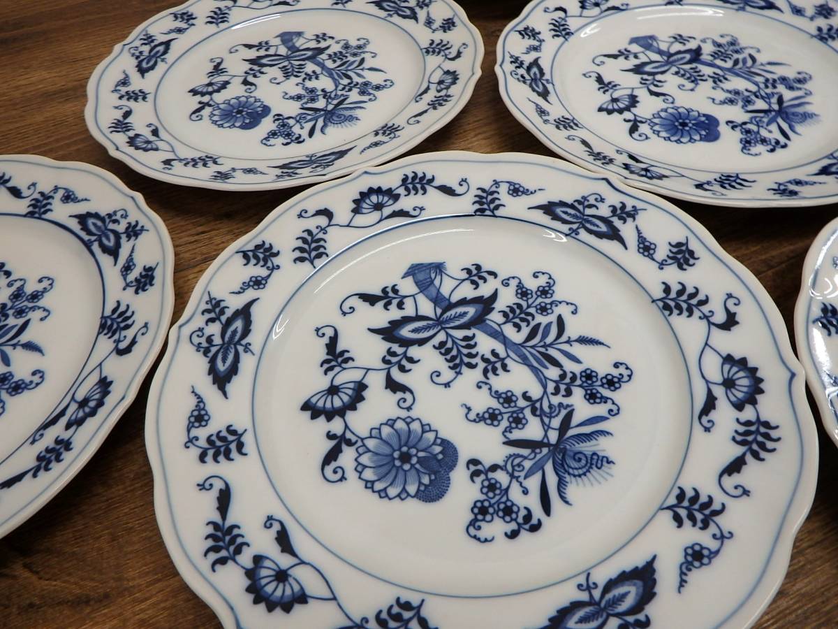 Blue Danube/ブルーダニューブ ブルーオニオン 約22.3cm 大皿