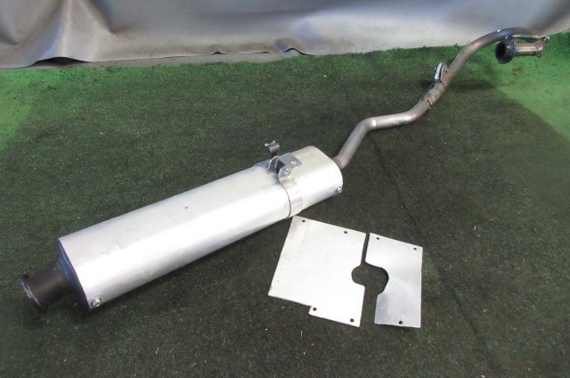 エイプ50 AC16-1401 外し NSF100純正加工マフラーASSY センターアップ