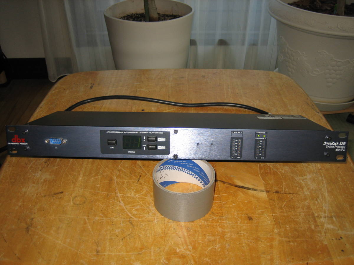 DBX DriveRack 220i PAシステム 音響出力系マルチプロセッサー DBX DriveRack 220i PAシステム 音響出力系マルチプロセッサー