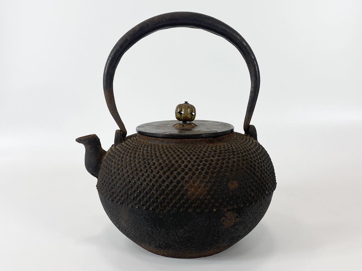 茶道具 鉄瓶 急須 霰 水漏れなし