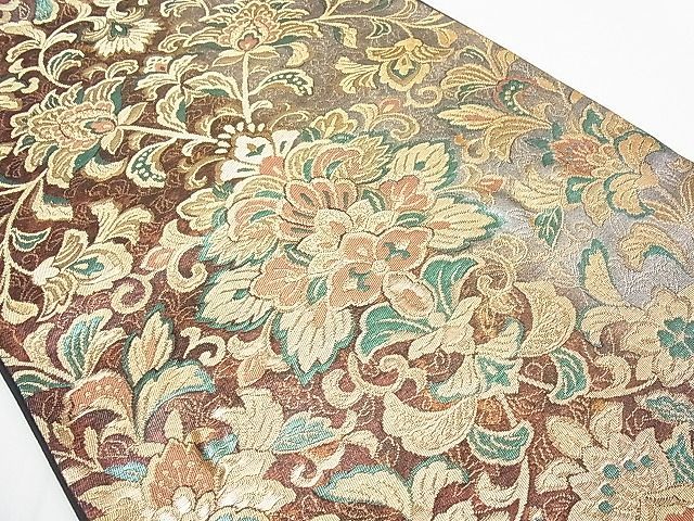 逸品 正絹 平和屋着物◎六通柄袋帯 金銀糸 - 金糸 平和屋2□六通柄袋帯 花蝶文 銀糸 DAAF8759sa 更紗花文 CABJ6223yk Yahoo!オークション 2026年最新平和屋の袋帯の魅力的なラインナップ 唐織 福寿錦