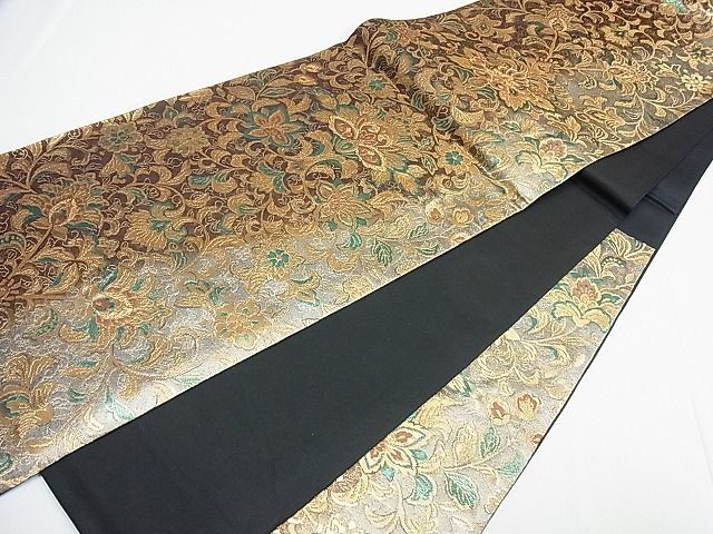 逸品 正絹 平和屋着物◎六通柄袋帯 金銀糸 - 金糸 平和屋2□六通柄袋帯 花蝶文 銀糸 DAAF8759sa 更紗花文 CABJ6223yk Yahoo!オークション 2026年最新平和屋の袋帯の魅力的なラインナップ 唐織 福寿錦