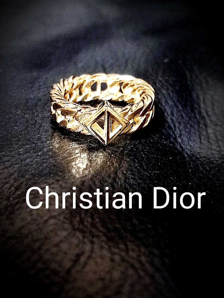 美品 Christian Dior クリスチャンディオール 指輪 リング 喜平