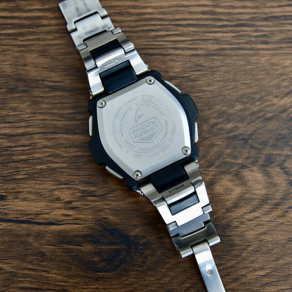 MT-G ソーラー腕時計・G-SHOCK⁄アナログ⁄グレー⁄シルバー⁄MTG-1100 