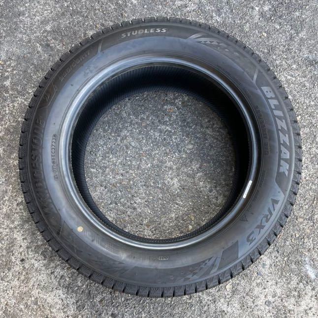 限定セール，人気 2022年 バリ溝 イボ付き BRIDGESTONE BLIZZAK VRX3 225/55R17 97Q 中古品 2本 直接の受け渡し可能 (RK)