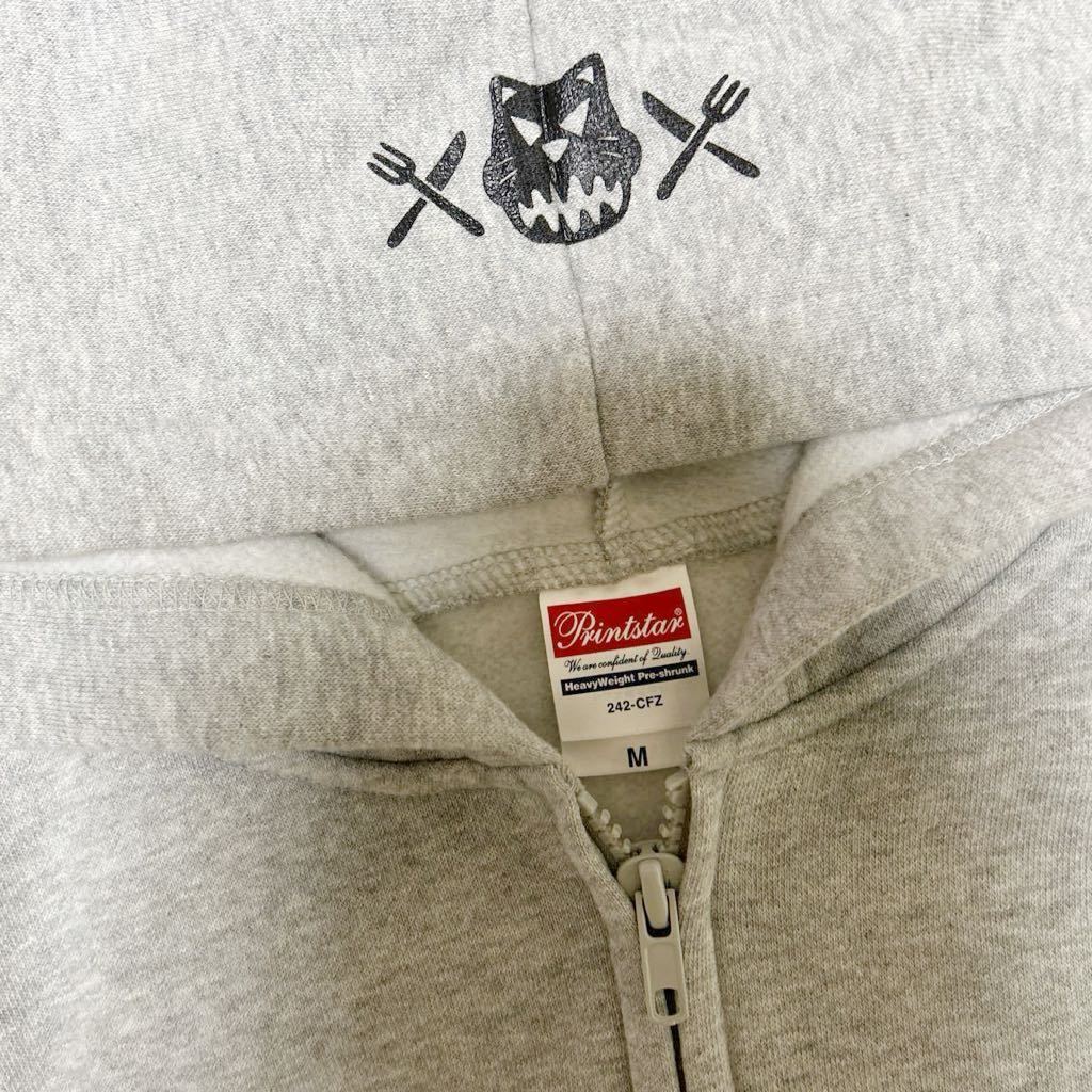 MAN WITH A MISSION 裏起毛　パーカー 新品 MAN WITH A MISSION 裏毛 パーカー グレー マンウィズ ジャンケン