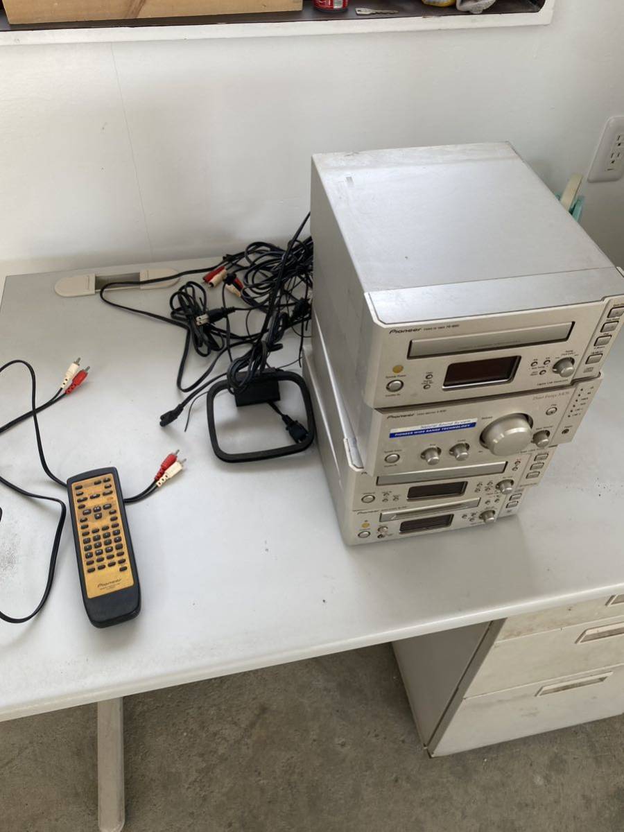 Pioneer パイオニア オーディオセット ミニコンポ システムコンポ 現状品