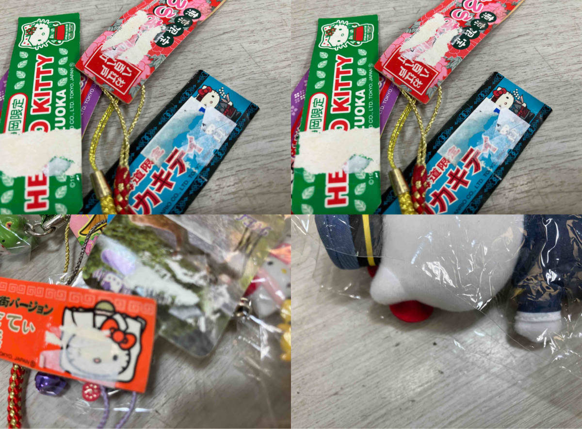 ハローキティ ストラップ まとめ売り ご当地キティ - 希少 レア 根付 